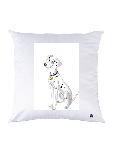 Printed Pillow polyester White 30x30cm