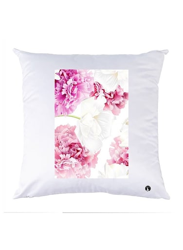 Printed Pillow Case polyester White 30x30cm