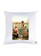 Printed Pillow polyester White 30x30cm