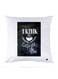 Printed Pillow Case polyester White 30x30cm