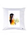 Printed Pillow Case polyester White 30x30cm
