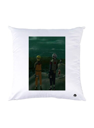 Printed Pillow White 30x30cm