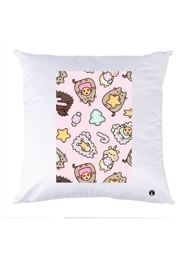 Printed Decorative Pillow Multicolour 30x30cm