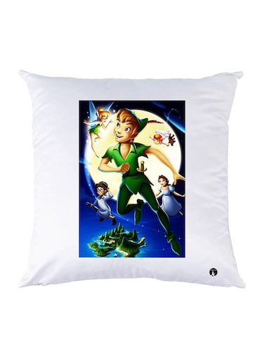 Printed Pillow Case polyester White 30x30cm