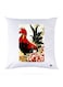 Printed Pillow Case Polyester White 30x30cm