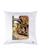 Printed Pillow Case polyester White 30x30cm