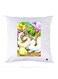 Printed Pillow polyester White 30x30cm