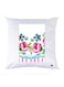 Printed Pillow polyester White 30x30cm