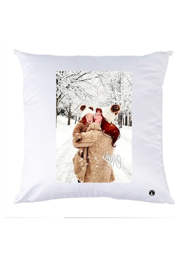 Printed Decorative Pillow Multicolour 30x30cm