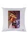 Animal Printed Decorative Throw Pillow White/Gold/Red 30x30cm