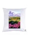Printed Pillow Case polyester White 30x30cm