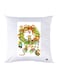 Printed Pillow polyester White 30x30cm
