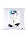 Printed Pillow Case polyester White 30x30cm