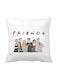 Friends Series Design Pillow White 40x40centimeter
