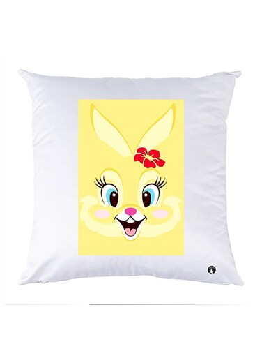 Printed Pillow Case polyester White 30x30cm