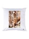 Printed Pillow Case Polyester White 30x30cm