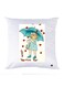 Printed Pillow polyester White 30x30cm
