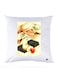 Printed Pillow Polyester White 30x30cm