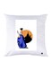 Printed Pillow polyester White 30x30cm