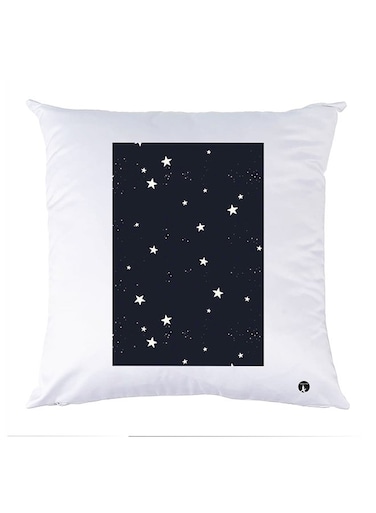 Printed Pillow polyester White 30x30cm