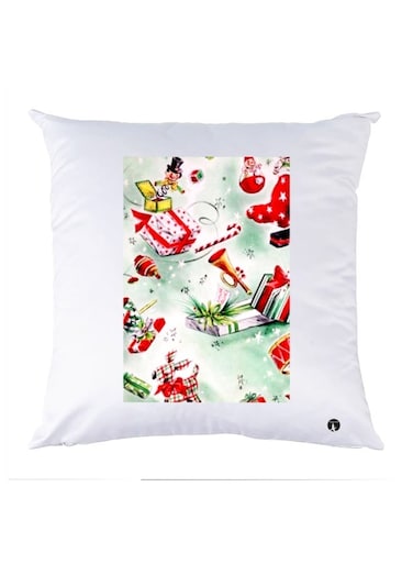 Printed Pillow Polyester Multicolour 30x30cm