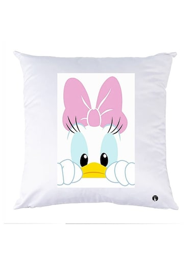 Printed Pillow polyester White 30x30cm