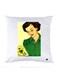 Printed Pillow polyester White 30x30cm
