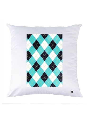 Printed Pillow polyester White 30x30cm