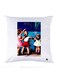 Printed Pillow polyester White 30x30cm