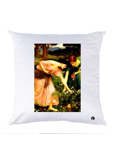 Printed Decorative Pillow Multicolour 30x30cm