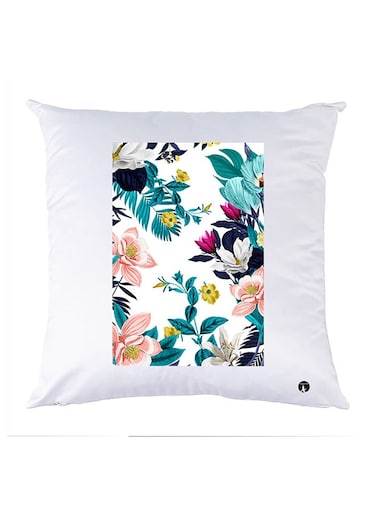 Printed Pillow Case polyester White 30x30cm