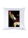 Printed Pillow Polyester White 30x30cm