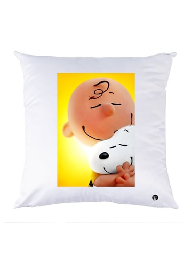 Printed Decorative Pillow Multicolour 30x30cm