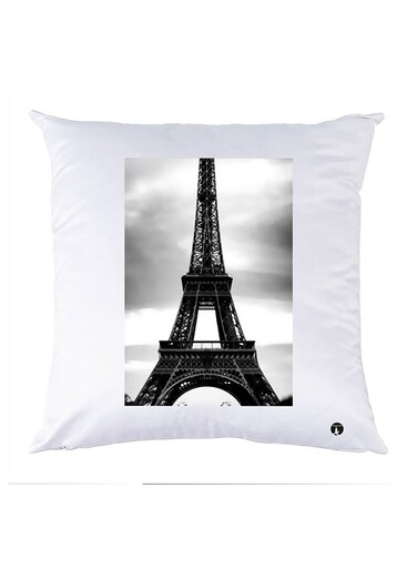 Printed Pillow Case polyester White 30x30cm