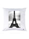 Printed Pillow Case polyester White 30x30cm