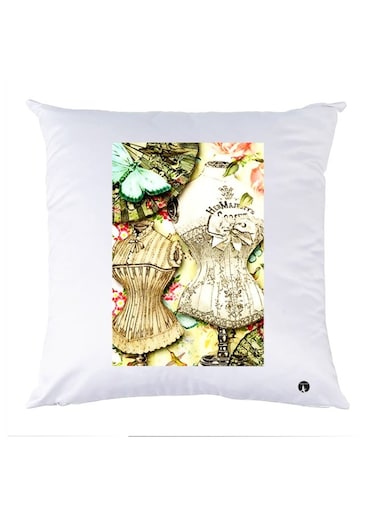 Printed Pillow polyester Multicolour 30x30cm
