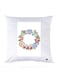 Printed Pillow polyester White 30x30cm