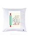 Printed Pillow Case polyester White 30x30cm