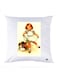 Printed Pillow polyester White 30x30cm