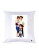 Printed Pillow Polyester White 30x30cm