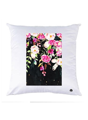 Printed Pillow polyester White 30x30cm