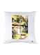 Printed Pillow polyester White 30x30cm