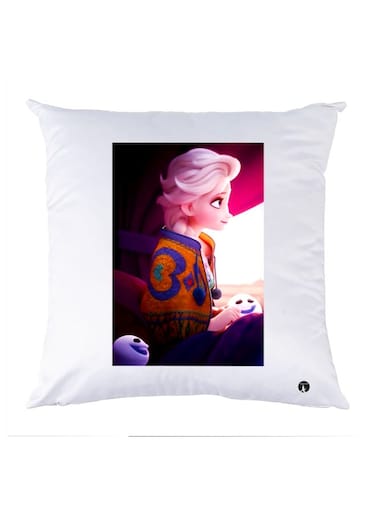 Printed Decorative Pillow Multicolour 30x30cm