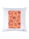 Floral Printed Throw Pillow White/Pink/Blue 30x30cm