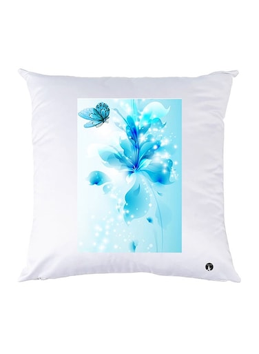 Printed Pillow Case polyester White 30x30cm