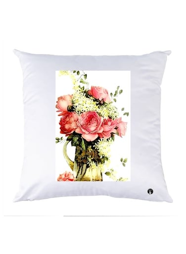 Printed Pillow Polyester Multicolour