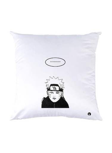 Printed Pillow White 30x30cm