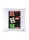 Printed Pillow Case polyester White 30x30cm