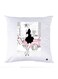 Printed Pillow Polyester White 30x30cm