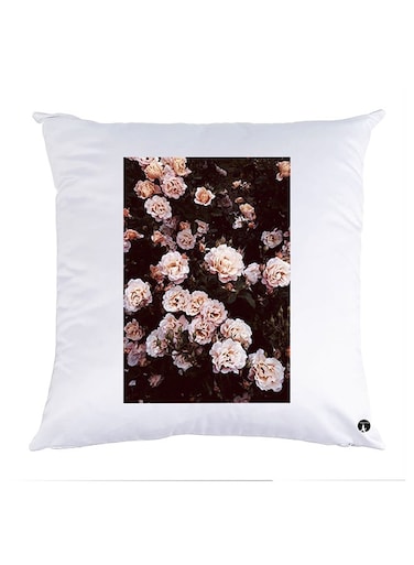 Printed Pillow polyester White 30x30cm